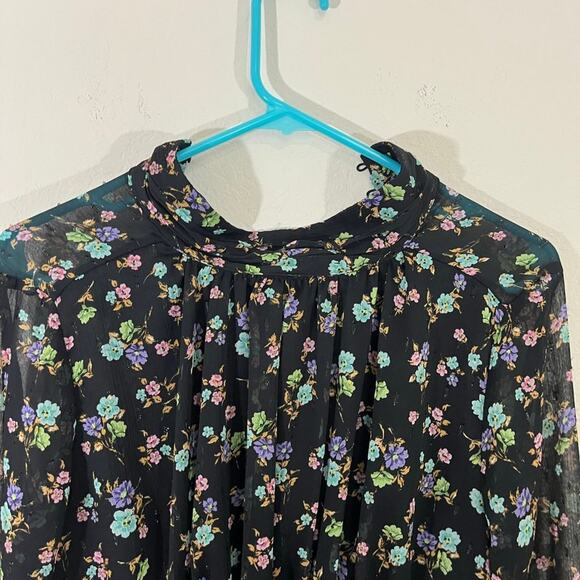 Zara Women's Multicoloured Floral Print Shirt Size S Style 9099/320/330/S - Picture 7 of 9